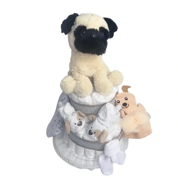 Puppy Diaper Cake